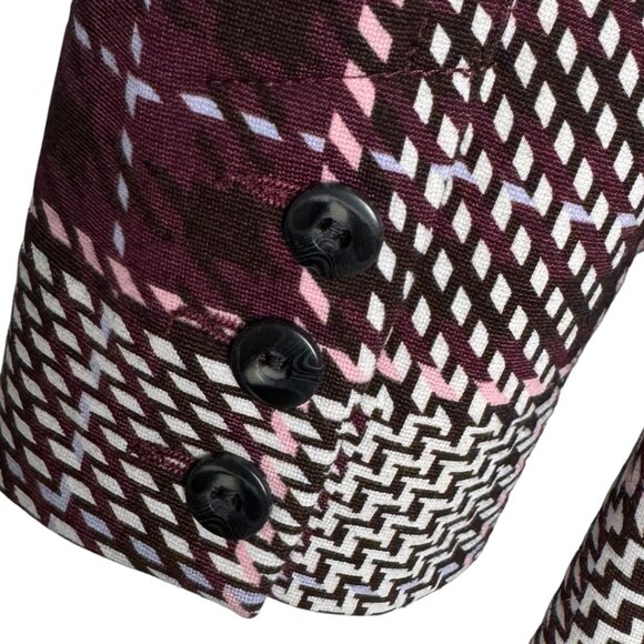 CABI SOVEREIGN PLAID CHIC TRENCH COAT CLEAN GIRL MODERN VSCO SMALL - Picture 6 of 13